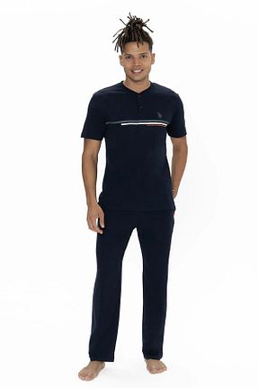ست لباس راحتی سرمه ای مردانه ساده U.S. Polo Assn. - کد 929606296