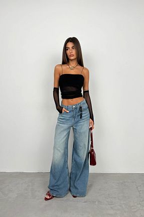 بلوز مشکی زنانه ساده Black Fashion - کد 841223247