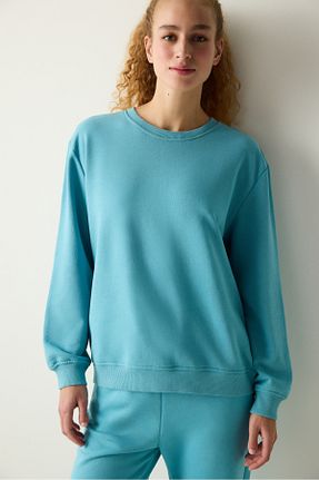 سوئیشرت آبی زنانه ساده Penti - کد 887051530