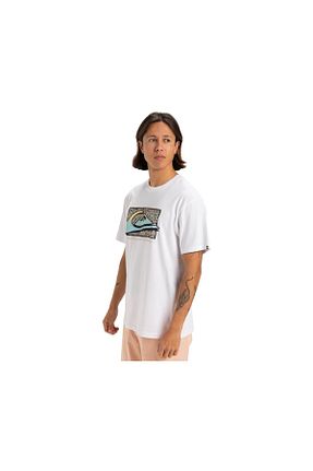 تیشرت سفید مردانه رگولار Quiksilver - کد 929606649