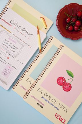 دفتر رنگی Karton Matt Notebook - کد 929595744