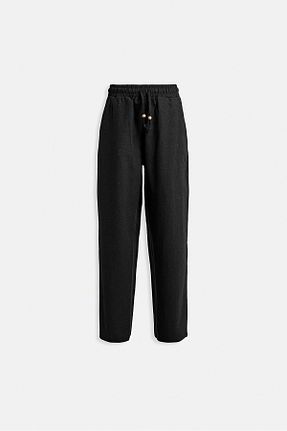 شلوار مشکی زنانه پنبه ای Black Fashion - کد 925765557