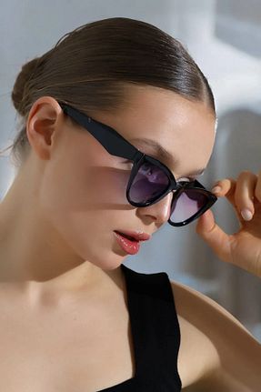 عینک آفتابی بنفش زنانه 48 Eyesofia - کد 926755858