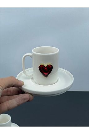 فنجان قهوه سفید 6 نفره YzHome - کد 929623985