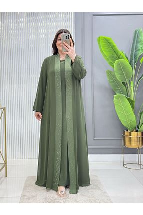 لباس سایز بزرگ خاکی زنانه Sandy GK - کد 929679137