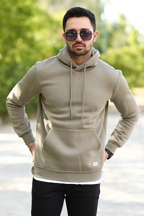 سوئیشرت قهوه ای مردانه ساده JB John Borners - کد 929618183