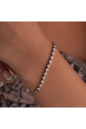 دستبند طلا طلائی زنانه 14 عیار hakan mücevherat - کد 840140470