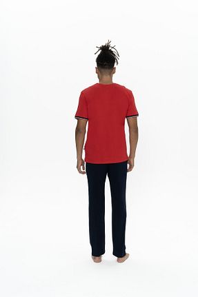 ست لباس راحتی قرمز زنانه ساده U.S. Polo Assn. - کد 929637176