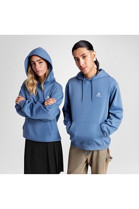 سوئیشرت آبی زنانه ساده Converse - کد 929632794