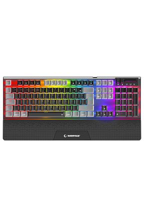 کیبورد گیمر مشکی Rampage - کد 900521290
