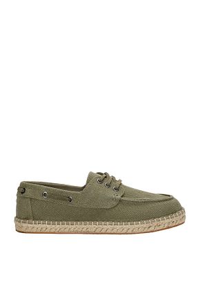 کفش کژوال خاکی مردانه چرم لاکی Pull & Bear - کد 929656384