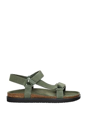 صندل خاکی مردانه پاشنه تخت Pull & Bear - کد 929652629