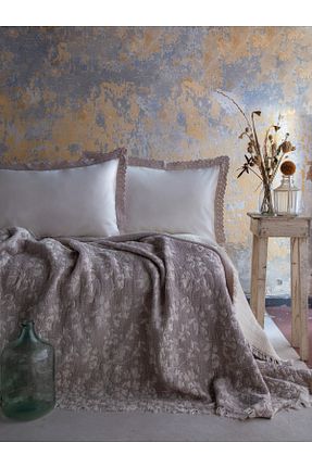 روتختی دونفره بژ پنبه ای BED LİNE - کد 929650976