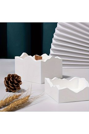 اجسام تزئینی و بیبلو سفید 8 x 8 Deslina - کد 929665288