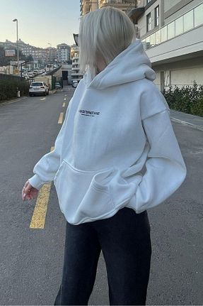 سوئیشرت سفید زنانه چاپی Madmext - کد 804081549