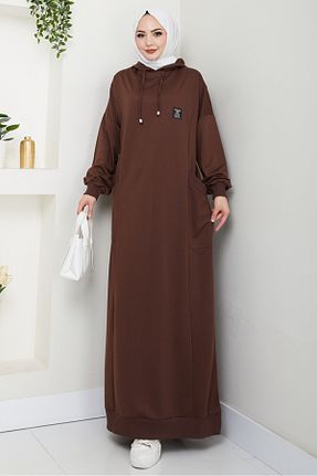 لباس حجاب قهوه ای زنانه رگولار Bestenur - کد 929669039