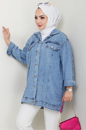 کت حجاب متالیک زنانه اورسایز Bestenur - کد 929663544