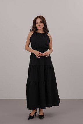 لباس مشکی زنانه بافتنی FACETTE - کد 337664928