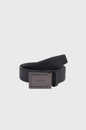 کمربند مشکی مردانه چرم مصنوعی Calvin Klein - کد 927574057