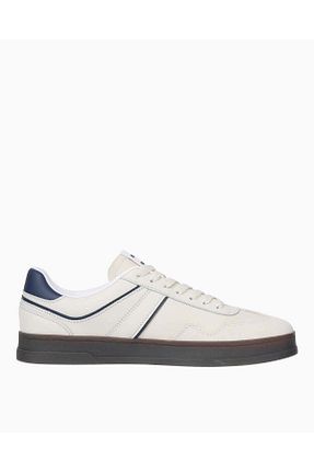 کفش اسنیکر بژ مردانه چرم اصل Tommy Hilfiger - کد 905321027