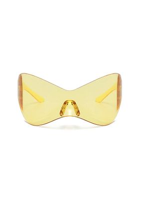 عینک آفتابی زرد زنانه UV400 Toz Vintage - کد 736985674