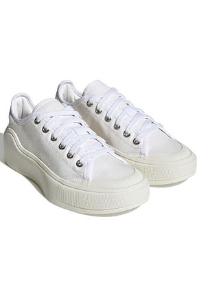 کفش اسنیکر سفید زنانه بند دار adidas - کد 825779551