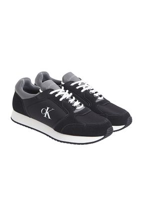کفش اسنیکر مشکی مردانه بند دار Calvin Klein - کد 882026481