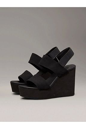 صندل مشکی زنانه پاشنه پر Calvin Klein - کد 929018957