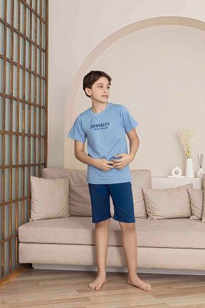 ست لباس راحتی آبی بچه گانه طرح دار KIPIRIK BABY - کد 929718618