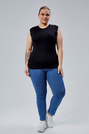 بادی سایز بزرگ مشکی زنانه سایز بزرگ BANEGA - کد 928644925