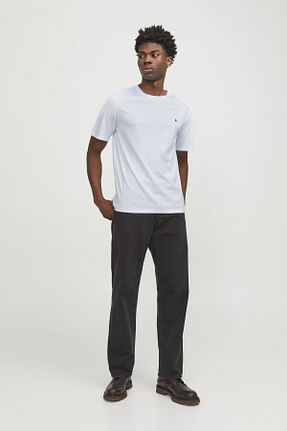 تیشرت سفید مردانه رگولار Jack & Jones - کد 796455207
