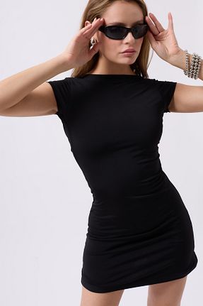 لباس مشکی زنانه بافتنی Clu - کد 929716123
