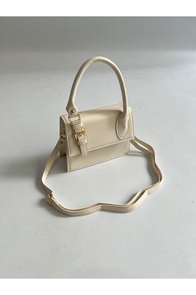 کیف دوشی بژ زنانه چرم مصنوعی Mia Collection - کد 929715090