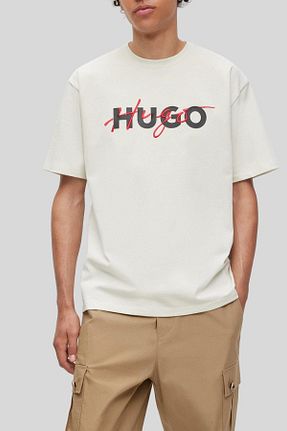 تیشرت نباتی مردانه Relaxed HUGO - کد 747077142