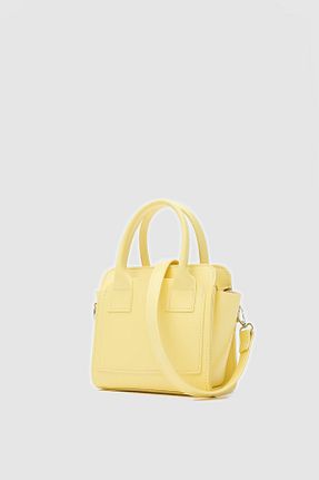 کیف پستچی زرد زنانه چرم خالص Shule Bags - کد 929749233
