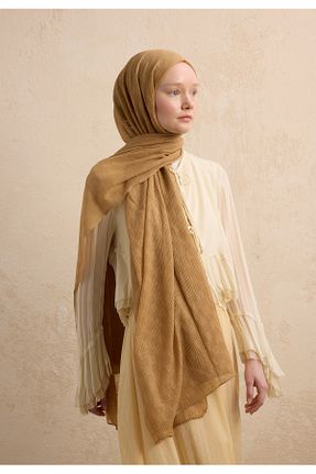 شال قهوه ای زنانه پلی استر Fresh - کد 929694893