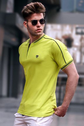 تیشرت سبز مردانه رگولار Madmext - کد 85063240