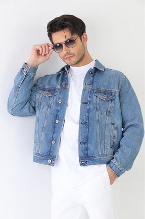 پیراهن آبی مردانه اسلیم REDSONNE - کد 868886799