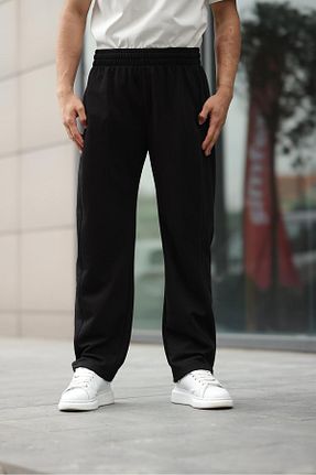 شلوار کرمگن مشکی مردانه Relaxed Madmext - کد 902914004