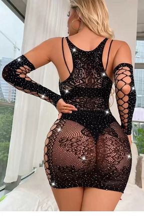 بادی مشکی زنانه یقه دوچرخه Birch Lingerie - کد 929947298