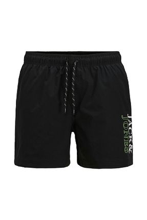 شلوارک ساحلی مشکی مردانه پلی استر Jack & Jones - کد 927082000