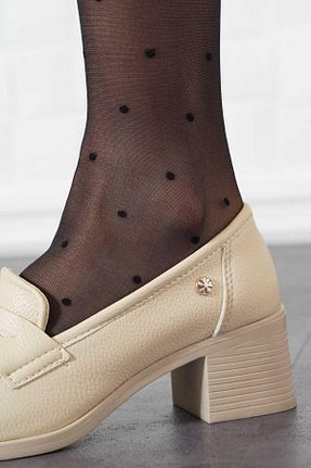 کفش پاشنه بلند کلاسیک بژ زنانه چرم مصنوعی Moda Pie - کد 811339585