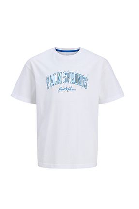 تیشرت سفید بچه گانه رگولار Jack & Jones - کد 925911592