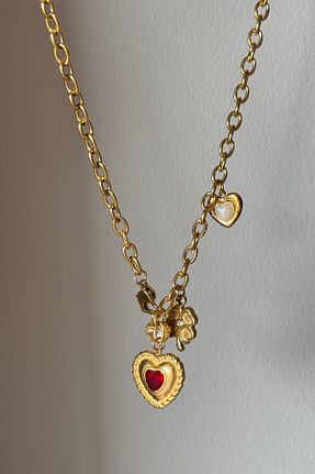 گردنبند استیل ( فولاد ) زرد زنانه استیل (فولاد) Beca Atelier - کد 929750437