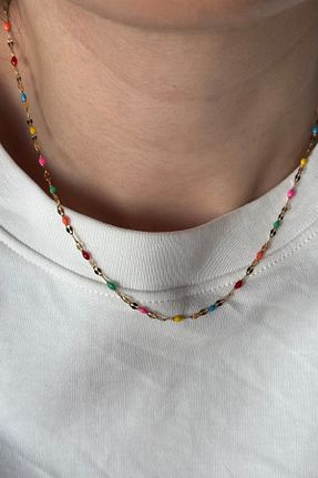 گردنبند استیل ( فولاد ) زرد زنانه استیل (فولاد) Beca Atelier - کد 929761775