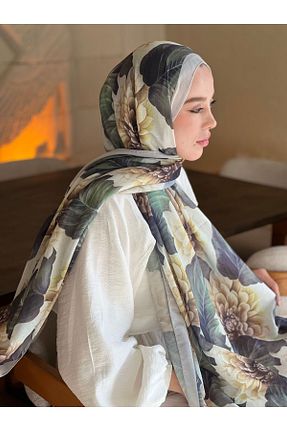 شال سبز زنانه پنبه ای Modakaşmir - کد 929838723