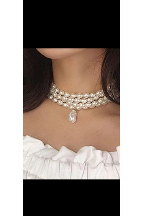 گردنبند مروارید سفید SHİNELİZE - کد 929355495
