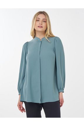 پیراهن حجاب فیروزه ای زنانه رگولار Kayra - کد 929779440
