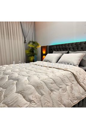 لحاف تکنفره سفید پشم Linnda Home - کد 845777759