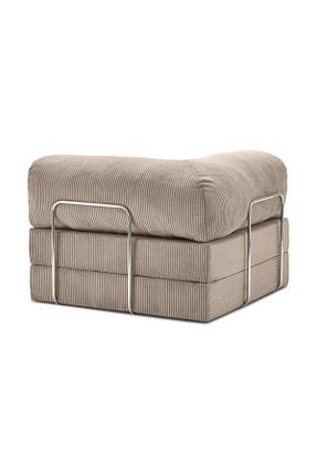 کاناپه خاکی مخمل Dekoro - کد 929781786